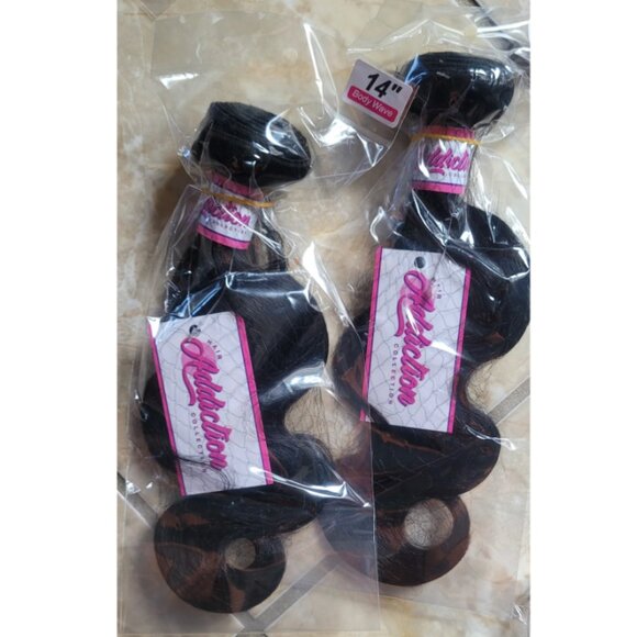 Bodywave Bundle Deal -Black Luxurious Without Closure Length 14 16 18